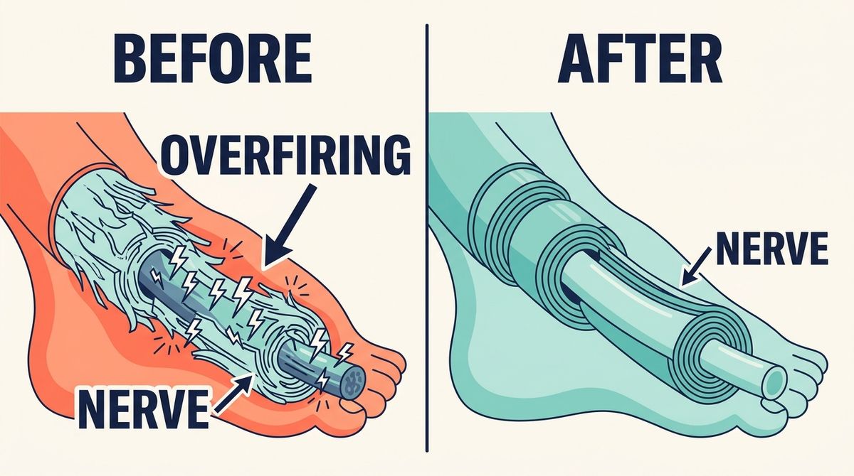 A single-panel, clean, BRIGHT, MODERN, flat vector editorial medical illustration — NOT a photo, NOT a before/after, NOT