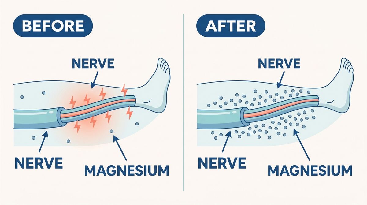 A clean, BRIGHT, MODERN, flat editorial vector medical illustration — NOT photoreal, NOT 1990s clip-art, NOT a before/af