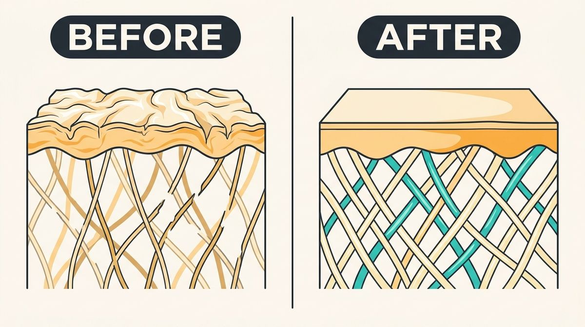 A clean, bright, modern, flat editorial vector medical illustration — NOT photoreal, NOT dated clip-art — on a soft off-
