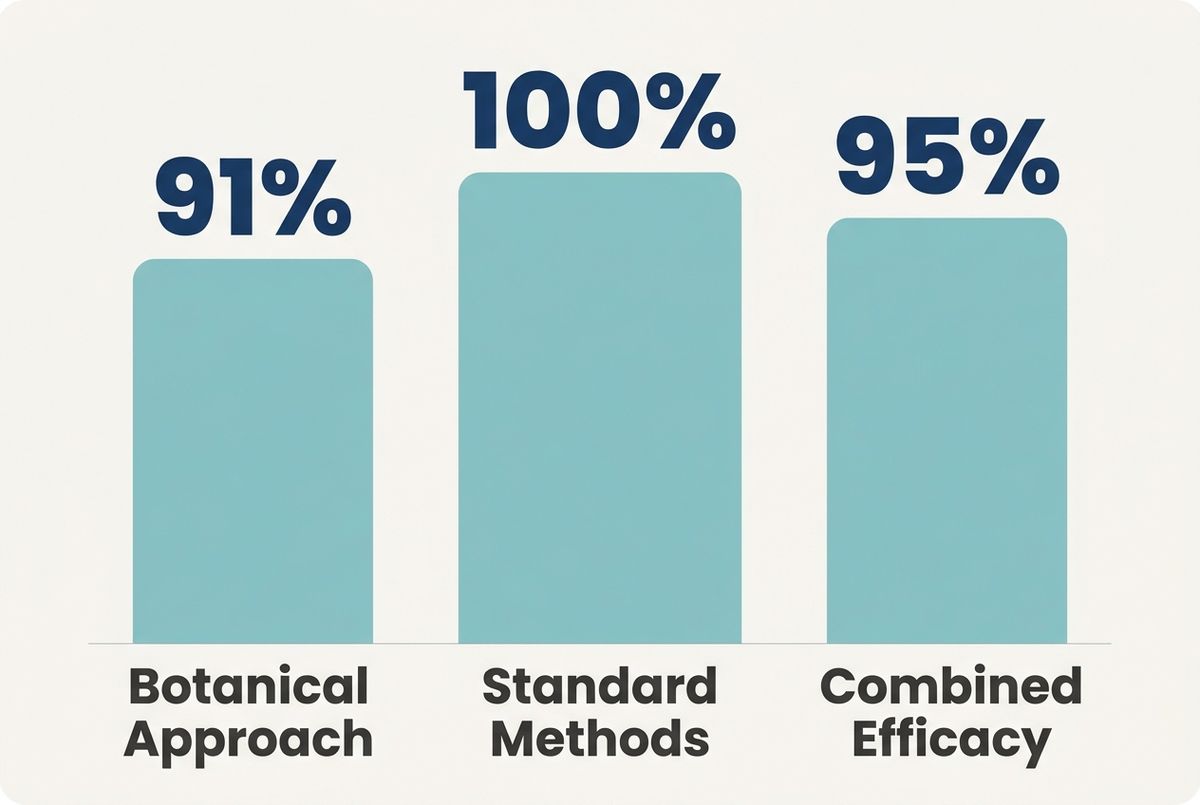 A clean modern flat infographic-style bar chart, 3:2 horizontal composition, NOT a photo, medical data-visualization aes