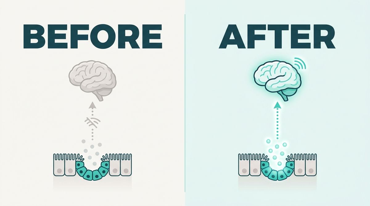 A single-panel clean, bright, modern editorial medical illustration, flat modern vector medical style (NOT dated 1990s c